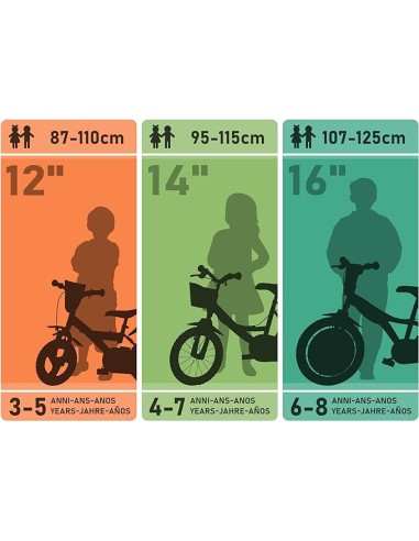 BICICLETTA 16'' BATMAN