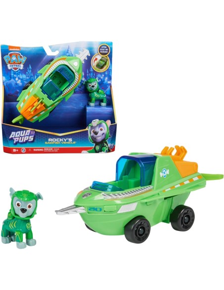 Paw Patrol - Veicolo Trasformabile Aqua Pups di Rocky