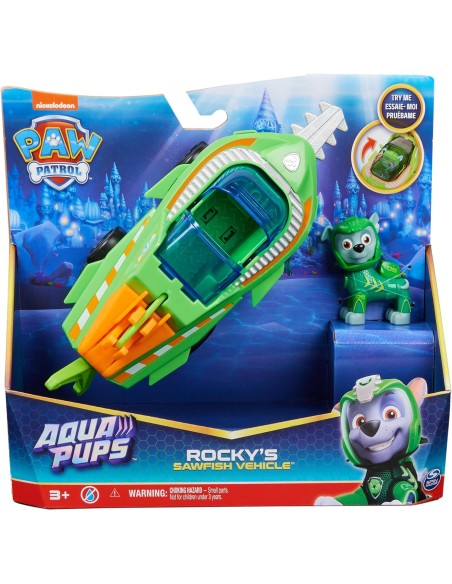 Paw Patrol - Veicolo Trasformabile Aqua Pups di Rocky