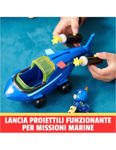 Paw Patrol - Veicolo Trasformabile Aqua Pups di...