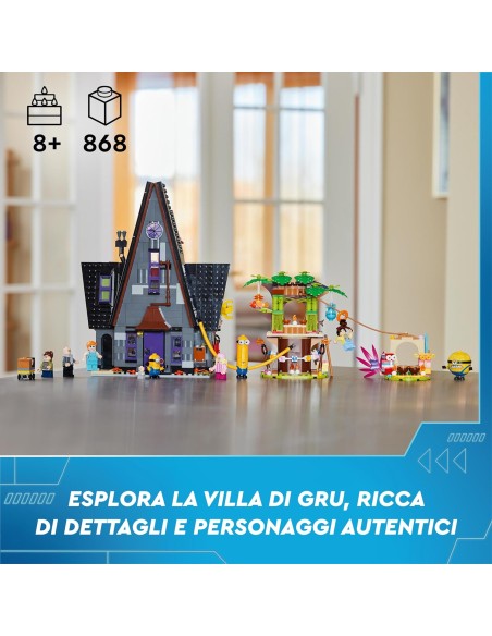 Lego Cattivissimo Me - I Minions e la villa della famiglia di Gru 