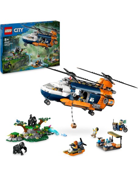 Lego City - Elicottero dell'Esploratore della Giungla