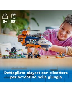 Lego City - Elicottero dell'Esploratore della Giungla 2