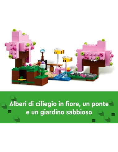 Lego Minecraft - Il Giardino del Ciliegio in Fiore