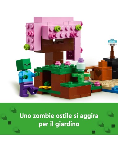 Lego Minecraft - Il Giardino del Ciliegio in Fiore
