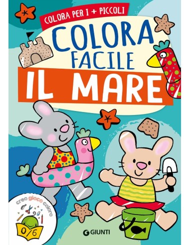 Giunti - Colora Facile il Mare Edizione Illustrata