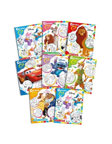 Giunti - Colora in 30 minuti 8 titoli assortiti 