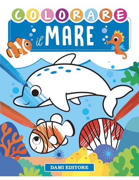 Giunti - Colorare il mare. Ediz. a colori 