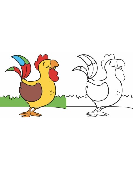 Giunti - Minicolor Fattoria Tanti Simpatici Animali da Colorare