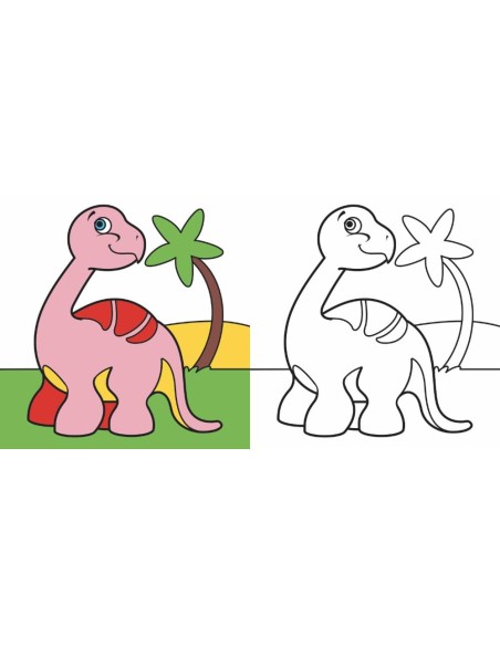 Giunti - Minicolor Dinosauri Tanti Simpatici Dinosauri tutti da Colorare