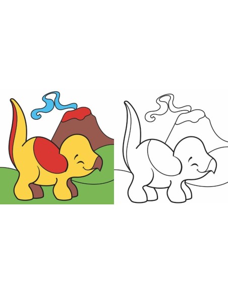 Giunti - Minicolor Dinosauri Tanti Simpatici Dinosauri tutti da Colorare