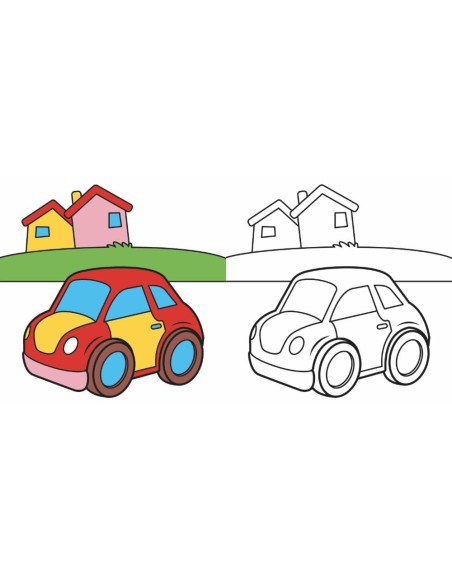 Giunti - Minicolor Veicoli Tanti Bellissimi Veicoli Tutti da Colorare