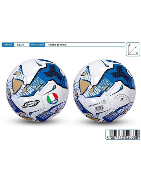 Pallone Calcio/cuoio 'samba' Italia Gold 