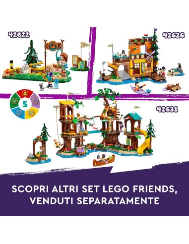 Lego Friends - Cabine Relax al Campo Avventure