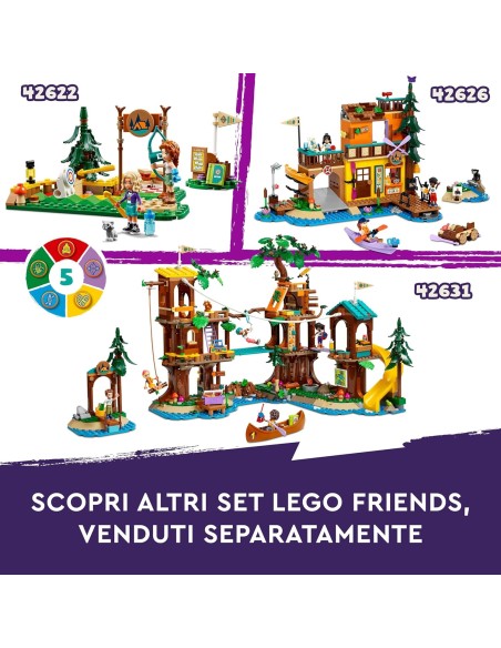 Lego Friends - Cabine Relax al Campo Avventure
