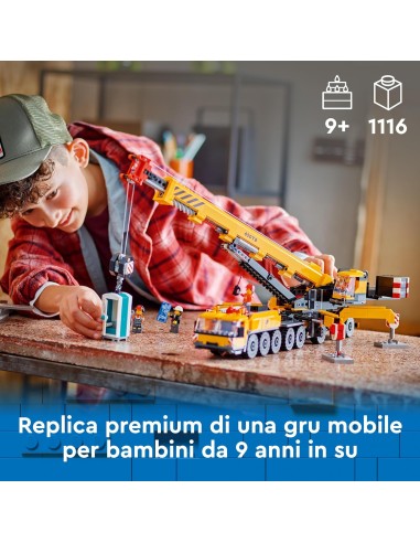 Lego City - Gru da Cantiere Mobile Gialla