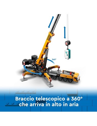 Lego City - Gru da Cantiere Mobile Gialla