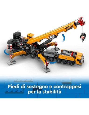 Lego City - Gru da Cantiere Mobile Gialla