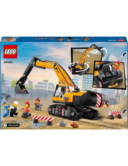 Lego City - Escavatore da Cantiere Giallo