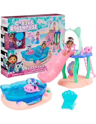 Gabby's dollhouse - Playset con piscina