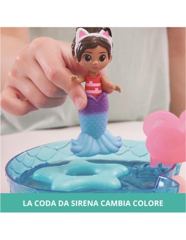 Gabby's dollhouse - Playset con piscina