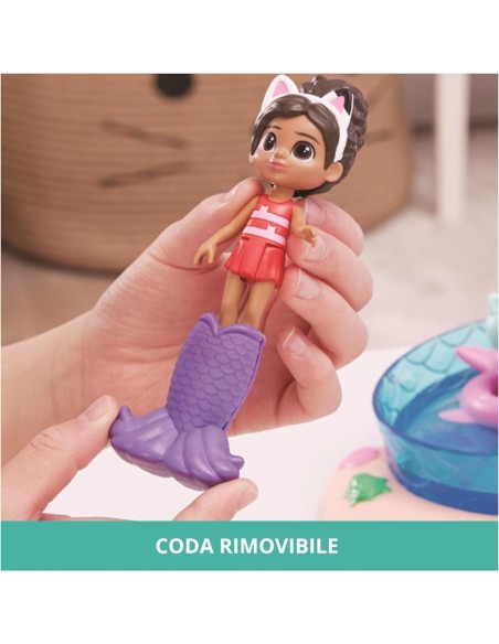 Gabby's dollhouse - Playset con piscina