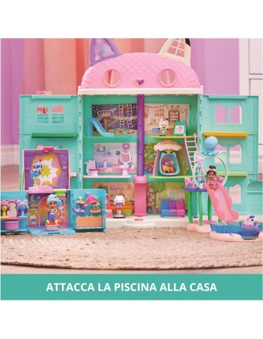 Gabby's dollhouse - Playset con piscina
