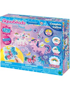 Acquabeads Set Unicorni Mistici, Multicolore