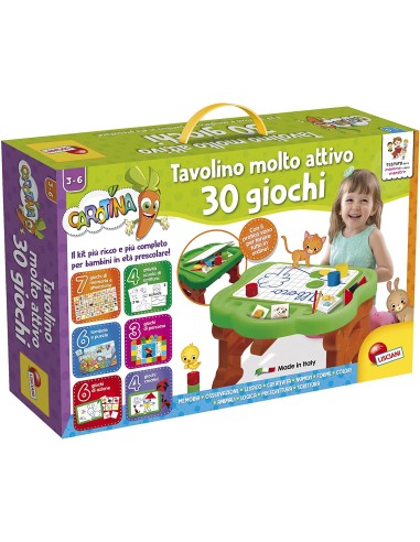 Carotina Tavolino Molto Attivo 30 Giochi Nuova...