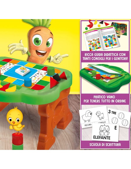 Carotina Tavolino Molto Attivo 30 Giochi Nuova Edizione