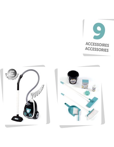 Carrello delle Pulizie con Aspirapolvere e 9...