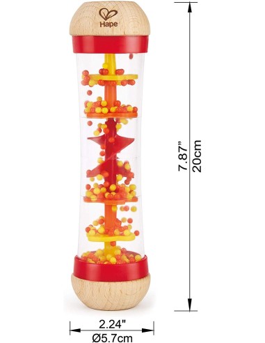 Cascata di perline rosso