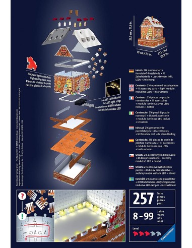 Casetta di pan di zenzero Night Edition