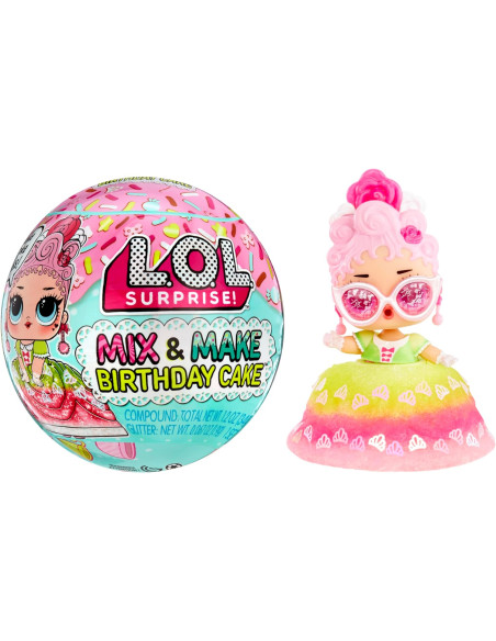 L.O.L Surprise Mix e Make Birthday Cake Tots Assortito in Sidekick