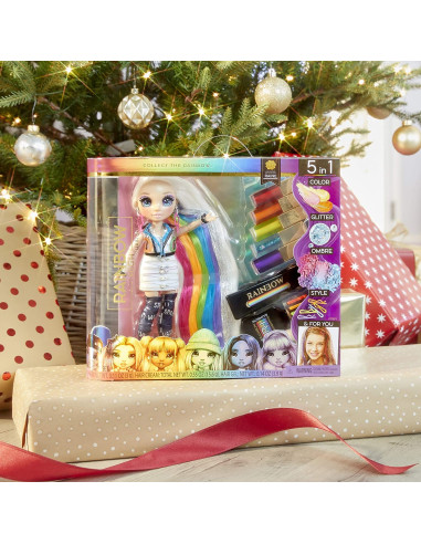 Rainbow High Hair Studio - Bambola Amaya Raine 