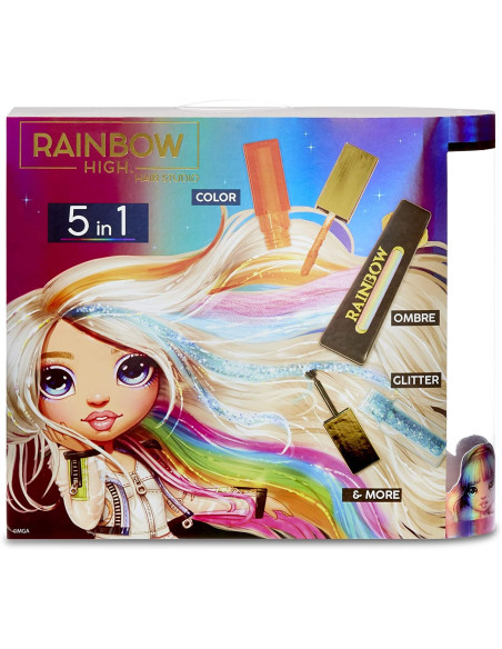Rainbow High Hair Studio - Bambola Amaya Raine 