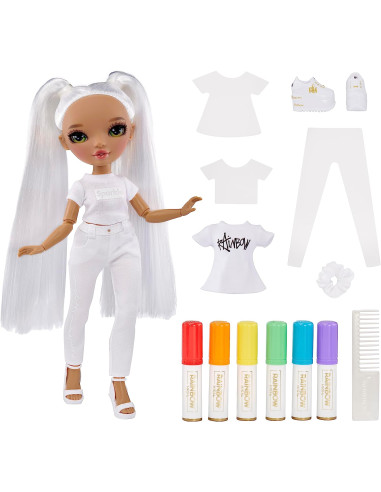 Rainbow High Color e Create Fashion Doll -...