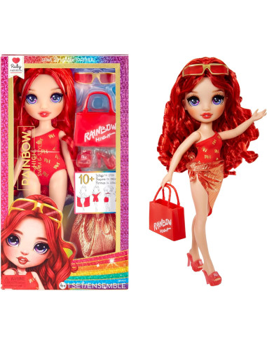 Rainbow High Swim e Style Fashion Dolls Ruby...