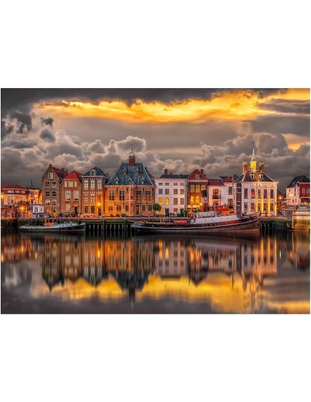 Clementoni Collection-Dutch Dreamworld Puzzle, 1000 Pezzi