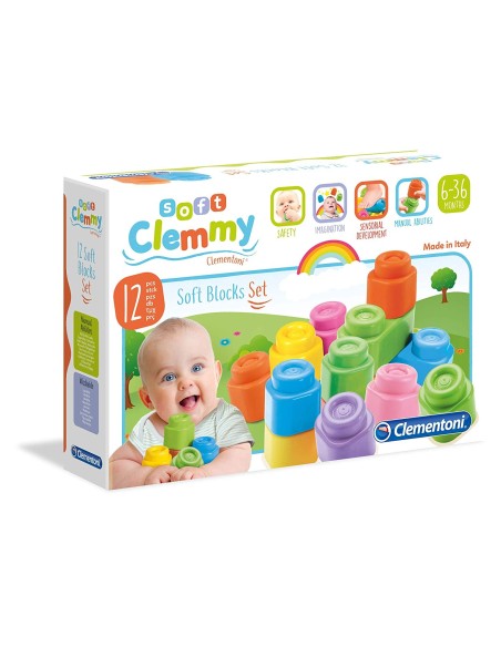 CLEMMY - 12 SOFT BLOCKS SET