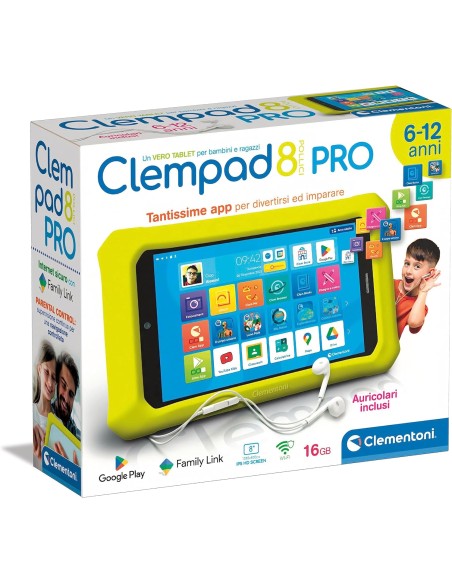 ClemPad Plus Android 6/12 anni, Gioco Clementoni