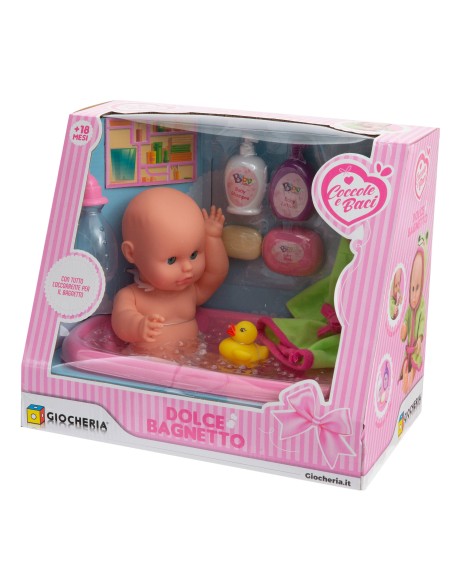 Coccole e Baci Bebe 30cm Dolce Bagnetto