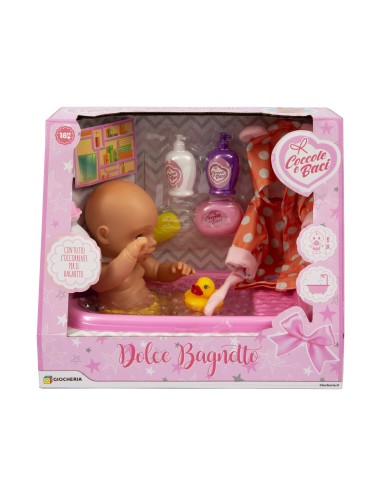 Coccole e Baci Bebe 30cm Dolce Bagnetto