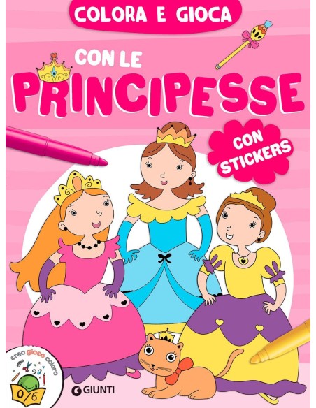 COLORA E GIOCA CON LE PRINCIPESSE
