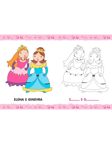 COLORA E GIOCA CON LE PRINCIPESSE