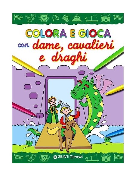 Colore e Gioca con Dame, Cavalieri e Dragi
