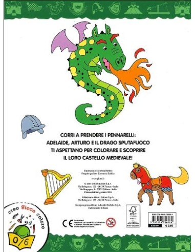 Colore e Gioca con Dame, Cavalieri e Dragi