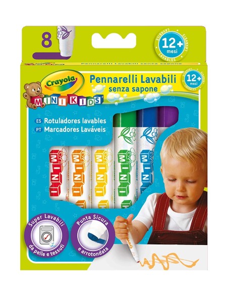 COLORI FIBRA MINI KIDS 8 PZ