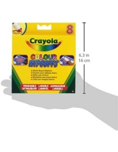 COLORI FIBRA PER LAVAGNA BIANCA 8 PZ 2