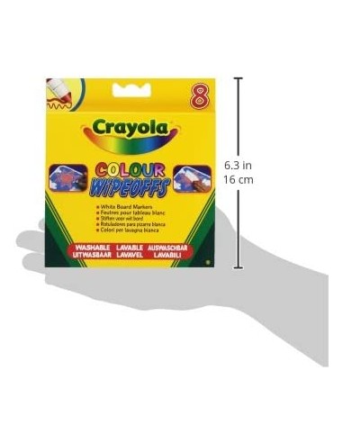 COLORI FIBRA PER LAVAGNA BIANCA 8 PZ